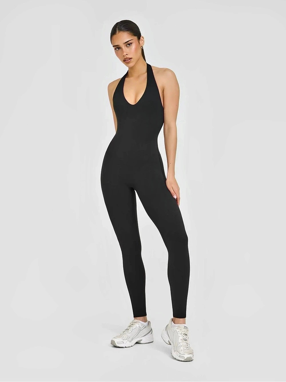 Oner Active SoftMotion Halter Neck All In One Long Black Like New